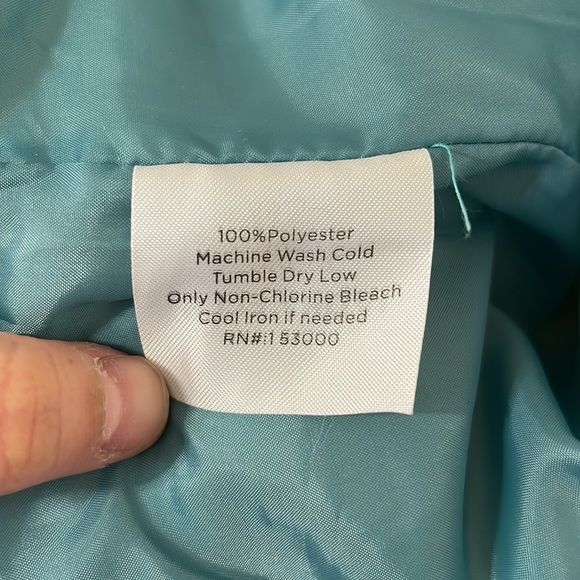 NWOT Ivory Ella Chloe White Sherpa Blue Satin Lined Full Zip Jacket Size Small - Picture 10 of 12